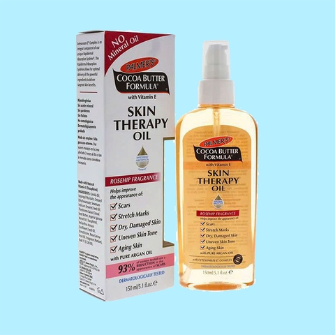 Dầu dưỡng, phục hồi da toàn thân Palmer’s Skin Therapy Oil Rosehip Fragrance with Pure Argan Oil 150ml