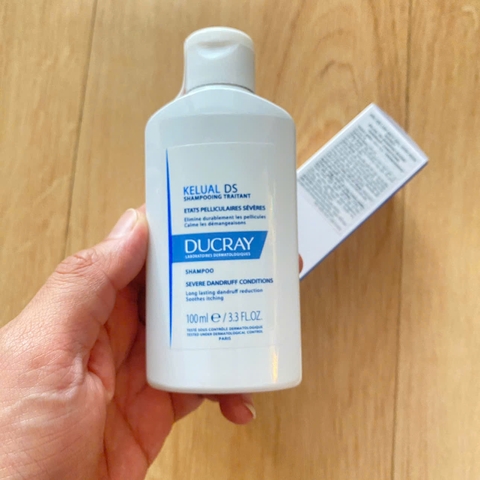 Dầu Gội Giảm Gàu Nặng Ducray Kelual DS Shampoo 100ml - Giảm Sừng, Ngứa, Đỏ Da Đầu