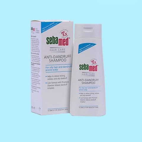 Dầu Gội Giảm Gàu Sebamed pH5.5 Anti Dandruff Shampoo 200ml