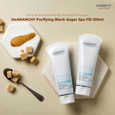 Gel tẩy tế bào chết đường đen không gây kích ứng da DeARANCHY Purifying Black Sugar Spa Peel 100ml