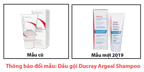 Dầu gội dạng kem sạch gàu, kiểm soát nhờn Ducray Argeal Shampoo 150ml