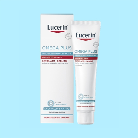 Kem dưỡng Eucerin Omega Plus Extra Ato Calming 40ml - cho da mặt, dành cho da đang kích ứng