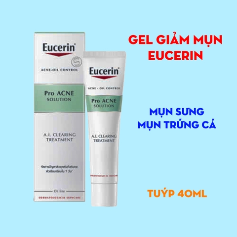 Gel giảm mụn Eucerin ProAcne AI Clearing Treament 40ml