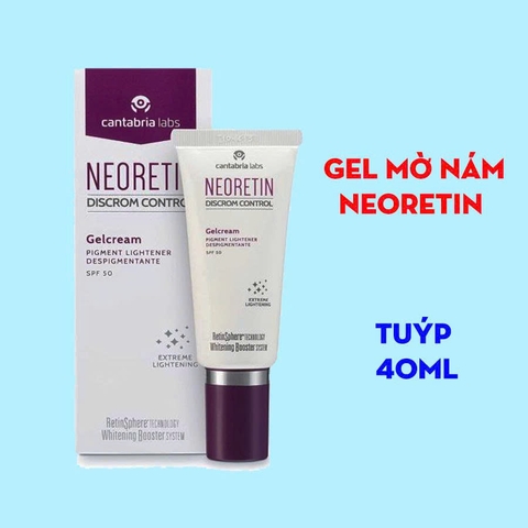 Gel làm mờ thâm, nám, sạm da giúp đều màu da Neoretin Gel Cream 40ml
