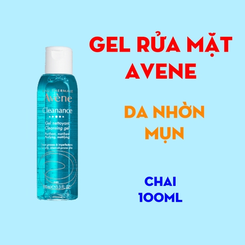 Gel Rửa Mặt Avene Cleanance Cleansing Gel 200ml - Cho Da Nhờn Mụn