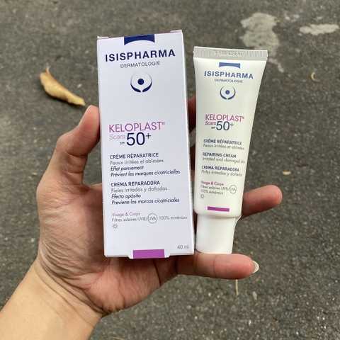 Kem phòng ngừa sẹo lồi, tăng sắc tố ISIS Pharma Keloplast Scars SPF 50+ 40ml