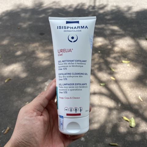 Gel tắm cho da kích ứng, tăng sừng vảy nến, da tiết bã ISIS Pharma Urelia Gel 200ml
