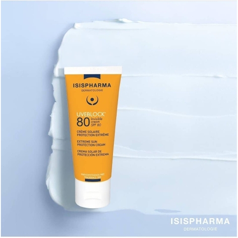 Kem chống nắng không màu dành cho da thường ISIS Pharma Uveblock 80 40ml