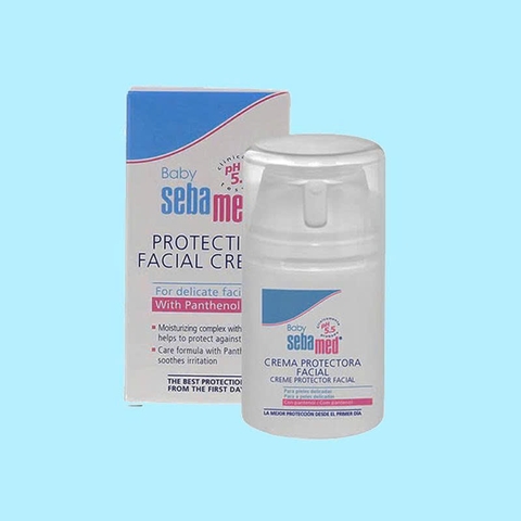Kem bảo vệ da giảm chàm sữa cho bé Sebamed pH5.5 Baby Protective Facial Cream 50ml