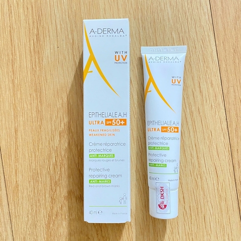 Kem chống nắng A-Derma Epitheliale AH Ultra SPF50+ Cream 40ml - dưỡng ẩm, phục hồi