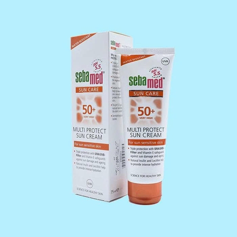 Kem chống nắng cho da nhạy cảm Sebamed pH5.5 Sun Care Multi Protect Sun Cream SPF 50+ 75ml