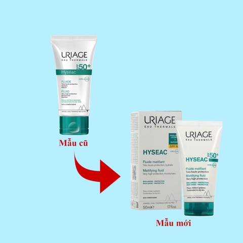 Kem chống nắng dành cho da dầu Uriage Hyseac Fluide Matifiant SPF50+ 50ml