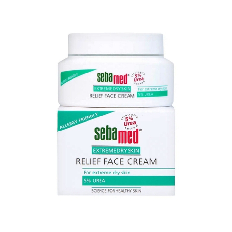 Kem dưỡng ẩm, làm dịu, phục hồi Sebamed Extreme Dry Skin Relief Face Cream 50ml - da khô, da cơ địa