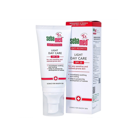 Kem dưỡng ban ngày Sebamed Anti Redness Light Day Care SPF20 50ml - da nhạy rất nhạy cảm, dễ nổi mẩn