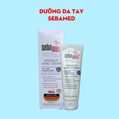 Kem dưỡng da tay Sebamed pH5.5 Intensive Hand Cream 75ml -  dưỡng ẩm, phục hồi chuyên sâu