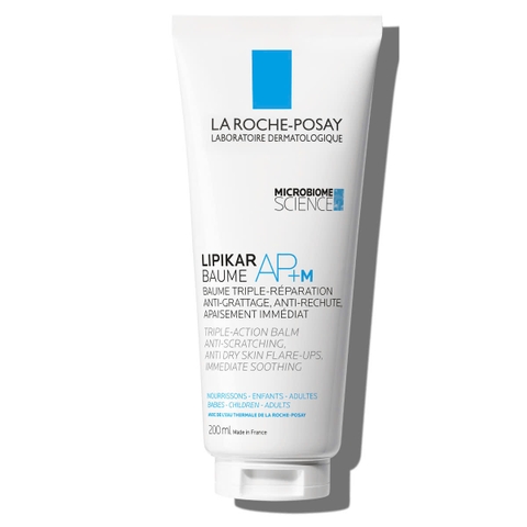 Kem Dưỡng Giảm Ngứa Cấp Ẩm La Roche Posay Lipikar Baume AP+ 200ml - cho da khô đến rất khô