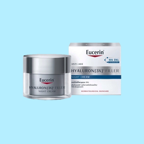 Kem dưỡng chống nhăn ban đêm Eucerin Hyaluron 3x Filler Night Cream 50ml
