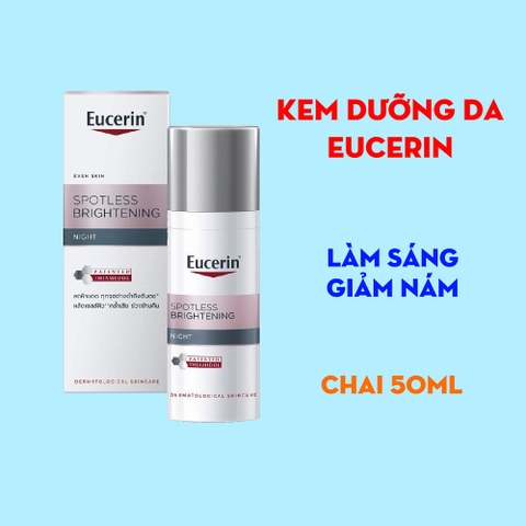 Kem dưỡng trắng da, làm mờ đốm nâu ban đêm Eucerin Spotless Brightening Night 50ml