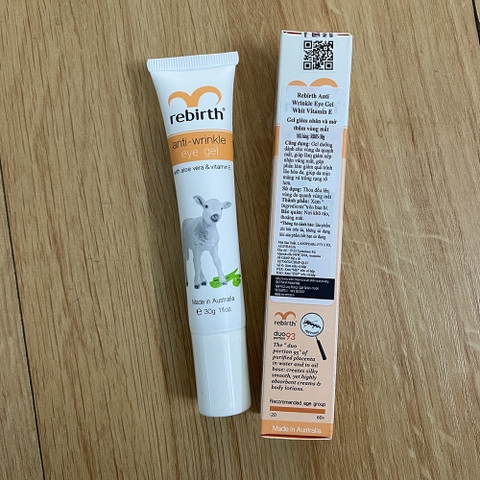 Gel chống nhăn và chống thâm quầng mắt Rebirth Anti Wrinkle Eye Gel 30ml RB05