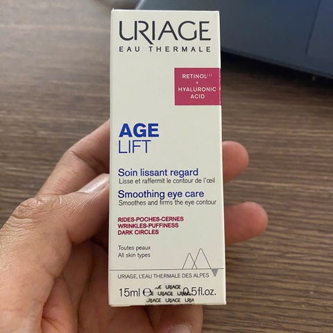 Kem dưỡng vùng mắt Uriage Age Lift Soin Lissant Regard Eye Care 15ml - chống lão hóa, giảm thâm, bọng mắt