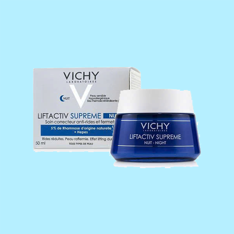 Kem Giảm Nếp Nhăn, Làm Săn Chắc Da Ban Đêm Vichy Liftactiv Supreme Night Cream 50ml