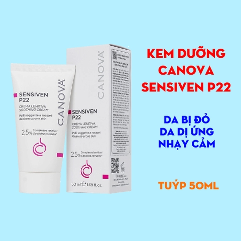 Kem làm dịu, giảm đỏ da Canova Sensiven P22 Soothing Cream 50ml