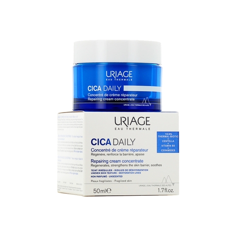 Kem làm dịu, phục hồi Uriage Cica Daily Repairing Concentrate Cream 50ml