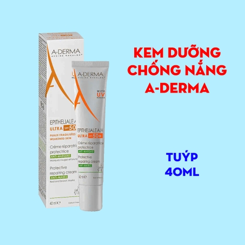 Kem chống nắng A-Derma Epitheliale AH Ultra SPF50+ Cream 40ml - dưỡng ẩm, phục hồi