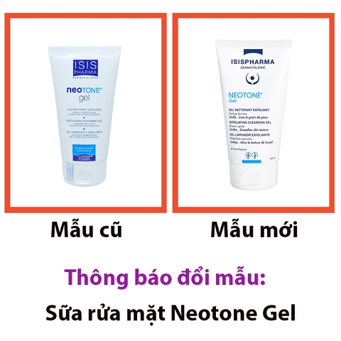Gel rửa mặt trắng sáng da ISIS Pharma Neotone Gel 150ml