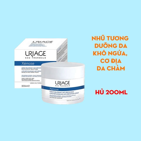 Nhũ tương làm giảm khô ngứa cho da cơ địa, chàm Uriage Xemose Cerat Relipidant Anti Irritations 200ml