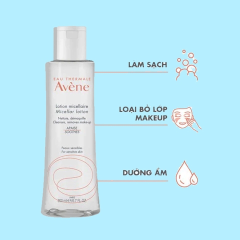 Nước Tẩy Trang Avène Micellar Lotion Face And Eyes 200ml - Cho Da Nhạy Cảm