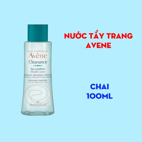 Nước tẩy trang êm dịu cho da dầu Avene Cleanance Micellar Water 100ml