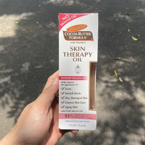 Dầu dưỡng, phục hồi da toàn thân Palmer’s Skin Therapy Oil Rosehip Fragrance with Pure Argan Oil 150ml