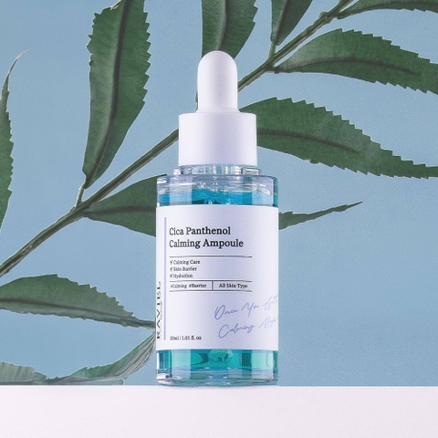 Tinh chất làm dịu, giảm sưng, phục hồi da Raviel Cica Panthenol Calming Ampoule 30ml