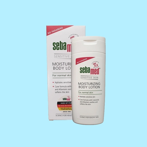 Sữa dưỡng thể cấp ẩm Sebamed pH5.5 Moisturizing Body Lotion 200ml - toàn thân cho da nhạy cảm