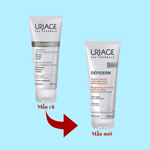 Sữa rửa mặt Depiderm White Mousse Nettoyante EClat 100ml - sáng da, mờ nám