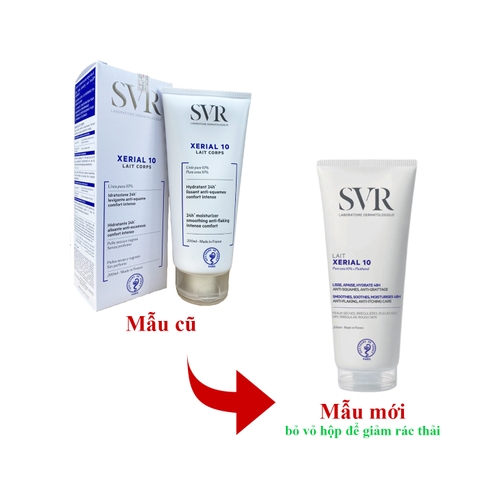 Sữa dưỡng thể, giữ ẩm SVR Xérial 10 Lait Corps 200ml - cho da khô và rất khô