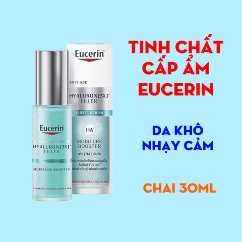 Tinh Chất Cấp Ẩm, Ngừa Lão Hóa Eucerin Hyaluron [3X]+ Filler First Serum Moisture Booster 30ml