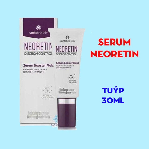 Tinh chất NeoRetin Serum Booster Fluid 30ml - ngăn ngừa lão hóa, giảm sắc tố da, mờ nám, tàn nhang, đồi mồi