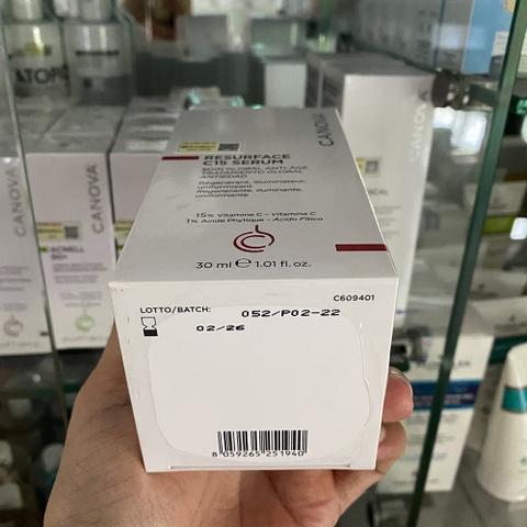 Tinh chất dưỡng da Canova Re Surface C15 Serum 30ml - sáng da, chống lão hóa, giảm thâm nám, phục hồi da