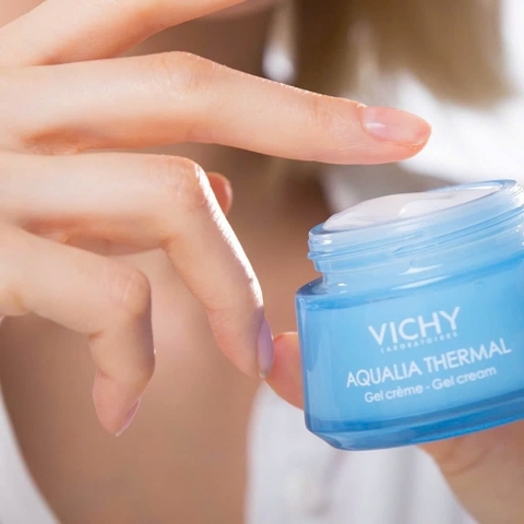 Gel dưỡng ẩm cung cấp nước Vichy Aqualia Thermal Rehydrating Cream Gel 50ml - cho da thường đến hỗn hợp