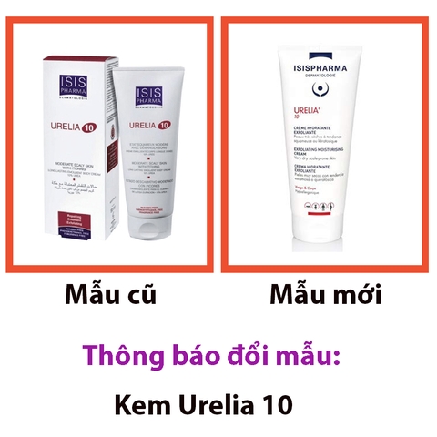 Kem cho da kích ứng, tăng sừng vảy nến, da tiết bã ISIS Pharma Urelia 10 150ml