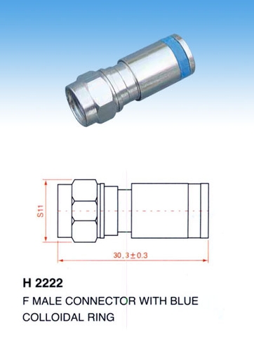 Giắc nén F5-RG6 H2222