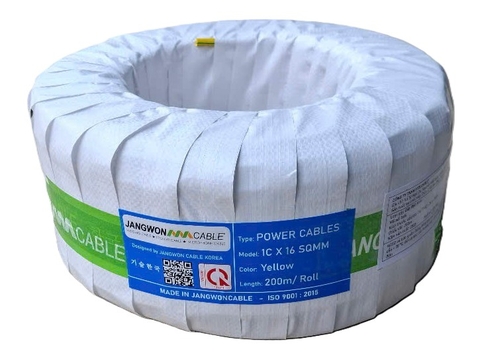 Cáp tiếp địa M16, M25, M35, M50 JANGWON CABLE