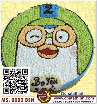 Bánh vẽ hình chim cánh cụt