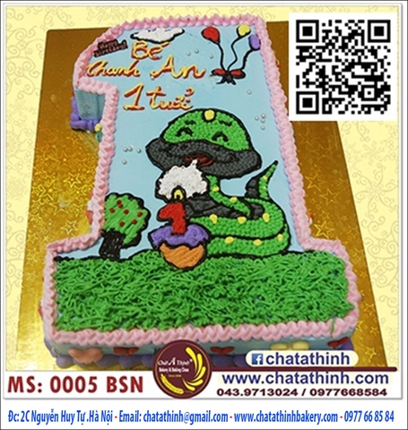 Bánh vẽ hình - 0005