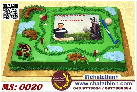 Bánh sinh nhật - Sân golf cake - 0020