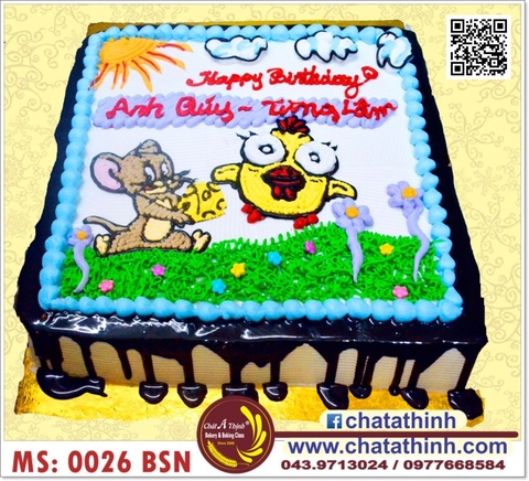 Bánh Jerry và gà con - 0026