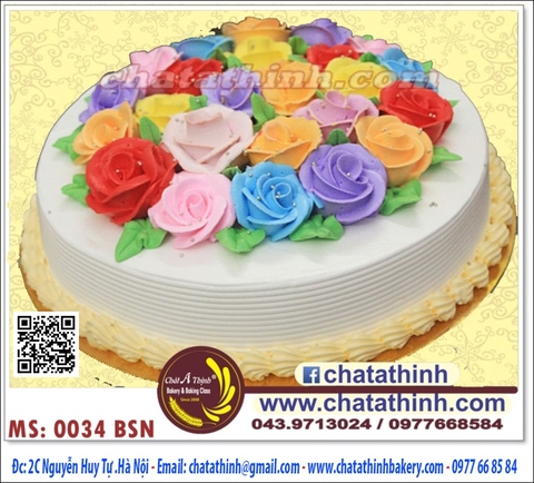 Bánh flower-cake - 0034