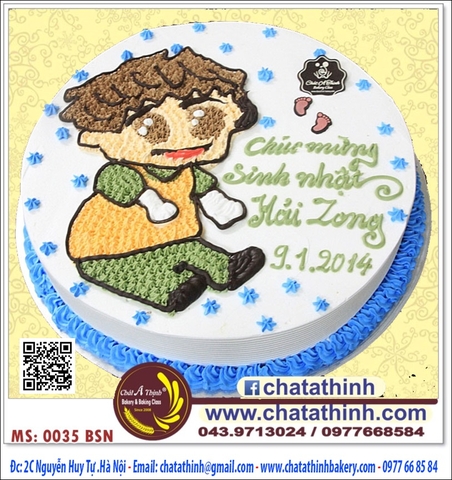 Bánh sinh nhật cho bé trai - 0035